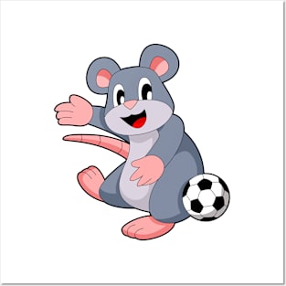 Mouse Soccer player Soccer Posters and Art